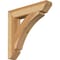 Ekena Millwork Thorton Slat Rough Sawn Bracket, Western Red Cedar, 4"W x 22"D x 22"H BKT04X22X22THR06RWR - alternate 1